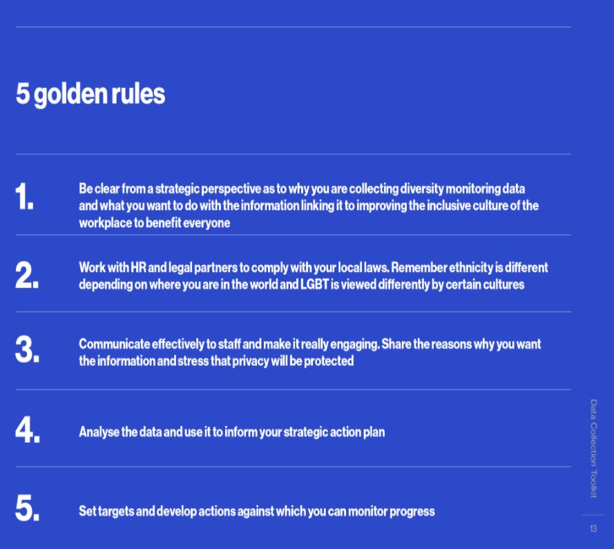 5 golden rules
